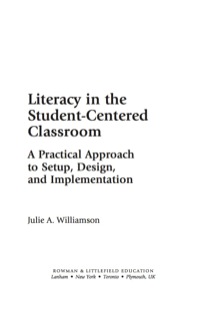 Cover image: Literacy in the Student-Centered Classroom 9781578868650