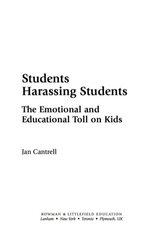 Omslagafbeelding: Students Harassing Students 9781578868612