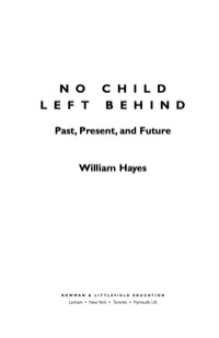 Immagine di copertina: No Child Left Behind 9781578868353