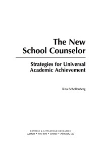 表紙画像: The New School Counselor 2nd edition 9781578868346
