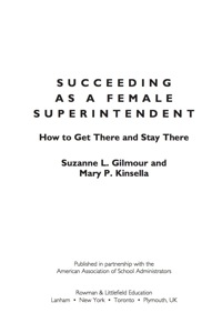 Cover image: Succeeding as a Female Superintendent 9781578869268