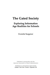 Cover image: The Gated Society 9781578869329