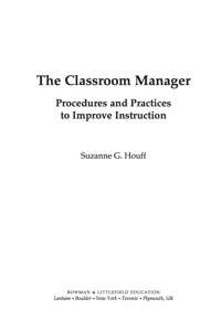 Cover image: The Classroom Manager 9781578869879