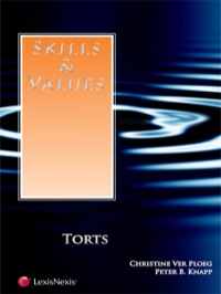 Cover image: Skills & Values: Torts 127th edition 9781422421468