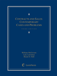 Cover image: Contracts and Sales: Contemporary Cases and Problems 3rd edition 9780769847276
