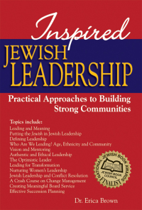 Imagen de portada: Inspired Jewish Leadership 1st edition 9781683361299