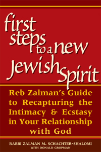 Cover image: First Steps to a New Jewish Spirit 1st edition 9781580231824