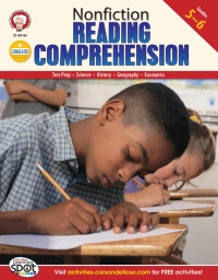 Cover image: Nonfiction Reading Comprehension, Grades 5 - 6 9781580376150