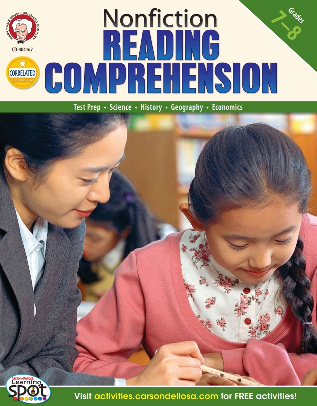 Nonfiction Reading Comprehension, Grades 7 – 8