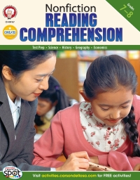 Imagen de portada: Nonfiction Reading Comprehension, Grades 7 - 8 9781580376167