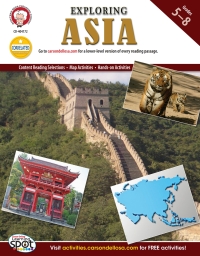 صورة الغلاف: Exploring Asia, Grades 5 - 8 9781580376228