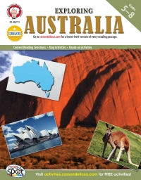 صورة الغلاف: Exploring Australia, Grades 5 - 8 9781580376235