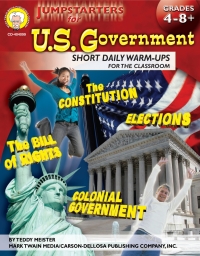 Imagen de portada: Jumpstarters for U.S. Government, Grades 4 - 8 9781580374743