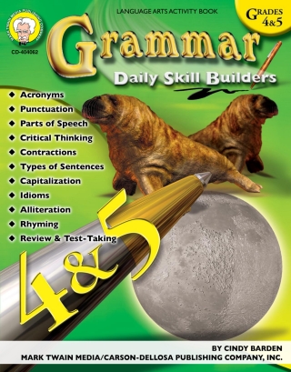 Cover image: Grammar, Grades 4 - 5 9781580374033
