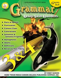 表紙画像: Grammar, Grades 3 - 4 9781580374026