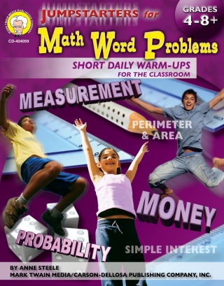Imagen de portada: Jumpstarters for Math Word Problems, Grades 4 - 8 9781580374002
