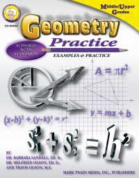 Cover image: Geometry Practice Book, Grades 7 - 8 9781580373272