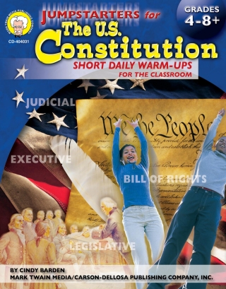 Cover image: Jumpstarters for the U.S. Constitution, Grades 4 - 8 9781580373043