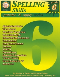صورة الغلاف: Spelling Skills, Grade 6 9781580371360