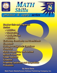 Cover image: Math Skills, Grade 8 9781580371476