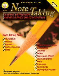 Cover image: Note Taking, Grades 4 - 8 9781580372534
