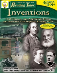 صورة الغلاف: Reading Tutor: Inventions, Grades 4 - 8 9781580372633