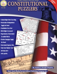 Imagen de portada: Constitutional Puzzlers, Grades 4 - 8 9781580371711
