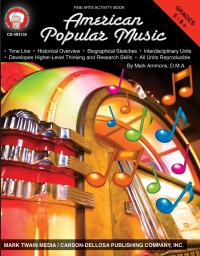 صورة الغلاف: American Popular Music, Grades 5 - 8 9781580375559