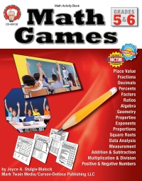表紙画像: Math Games, Grades 5 - 6 9781580375672