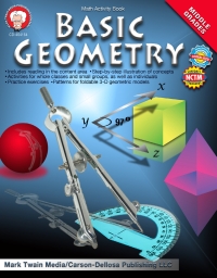 表紙画像: Basic Geometry, Grades 6 - 8 9781580375733