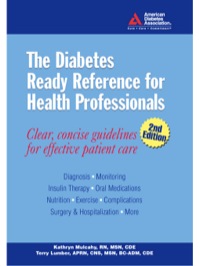 Cover image: The Diabetes Ready Reference for Health Professionals 9781580402026