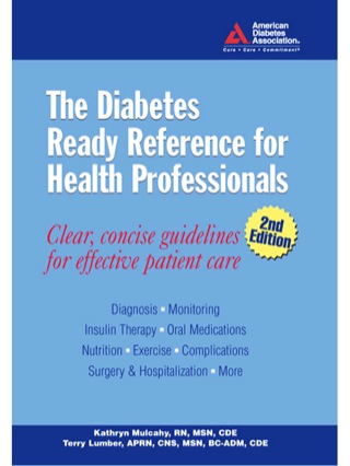 Cover image: The Diabetes Ready Reference for Health Professionals 9781580402026