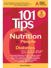 Cover image: 101 Tips on Nutrition for People with Diabetes 2nd edition 9781580402545