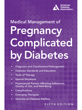 Cover image: Medical Management of Pregnancy Complicated by Diabetes 9781580405102