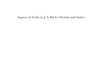 Cover image: Aspects of Unity in J. S. Bach's Partitas and Suites 1st edition 9781580462020