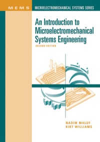 Cover image: An Introduction to Microelectromechanical Systems Engineering 2nd edition 9781580535908