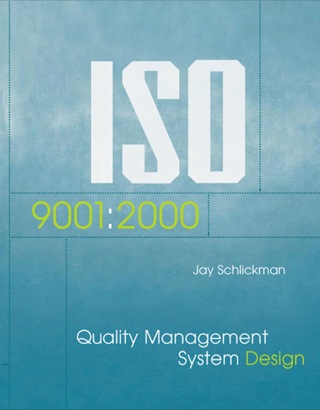 表紙画像: ISO 9001:2000 Quality Management System Design 9781580535267