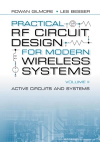 Omslagafbeelding: Practical RF Circuit Design for Modern Wireless Systems, Volume II: Active Circuits 9781580535229