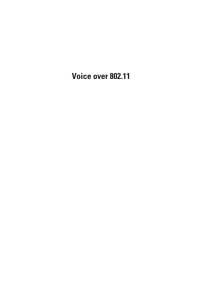 صورة الغلاف: Voice Over 802.11 1st edition 9781580536776