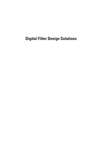 Cover image: Digital Filter Design Solutions 1st edition 9781580537599