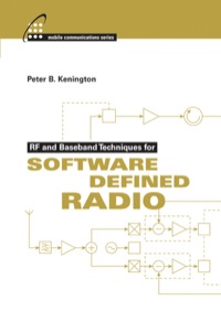 Cover image: RF and Baseband Techniques for Software Defined Radio 9781580537933