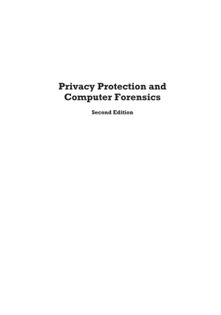 表紙画像: Privacy Protection and Computer Forensics 2nd edition 9781580538305