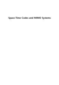 Cover image: Space-Time Codes and MIMO Systems 1st edition 9781580538657