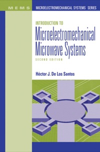 Cover image: Introduction to Microelectromechanical Microwave Systems 2nd edition 9781580538718