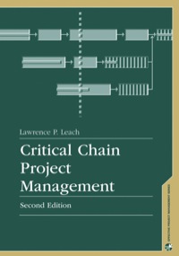 Cover image: Critical Chain Project Management 2nd edition 9781580539036
