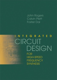 Cover image: Integrated Circuit Design for High-Speed Frequency Synthesis 9781580539821