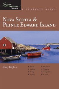 Cover image: Explorer's Guide Nova Scotia & Prince Edward Island: A Great Destination (Explorer's Great Destinations) 1st edition 9781581570960