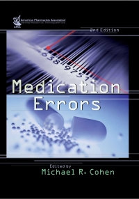 صورة الغلاف: Medication Errors 2nd edition 9781582120928