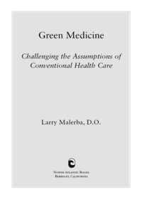 Cover image: Green Medicine 9781556439025