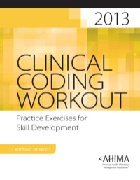 Omslagafbeelding: Clinical Coding Workout, without answers, 2013 Edition 9781584264187